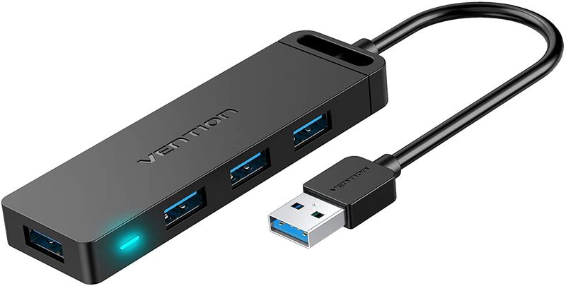 Vention 4-Port USB 3.0 HUB Adapter For Macbook - Black