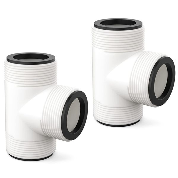 2 Pcs 1.5Inch Pool Hose Connector Plunger Valves