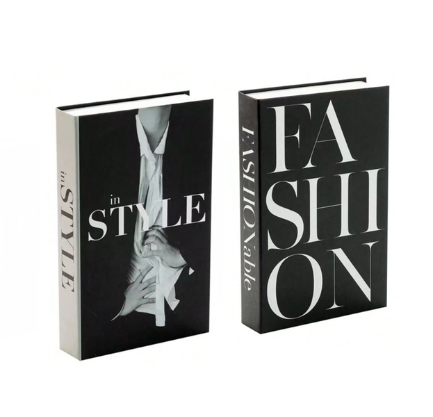Faux Luxury Home Decor Book Ornaments