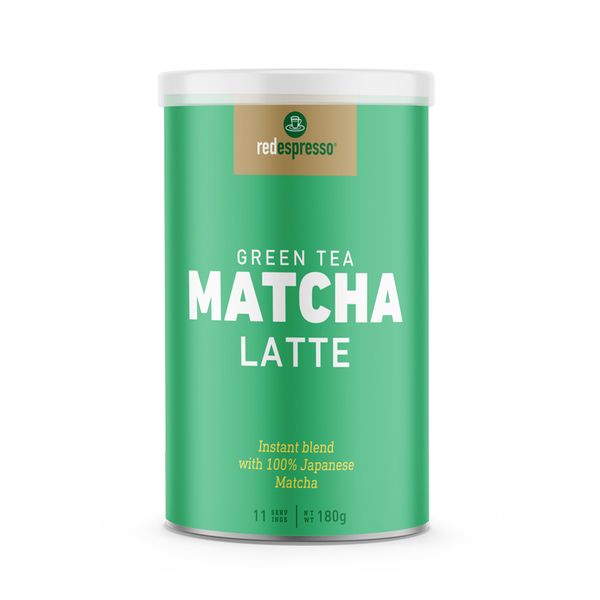 red espresso Instant Green Tea Matcha Latte - 180g Tin