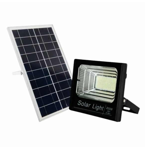 200W Solar LED Outside Flood Light with Remote control