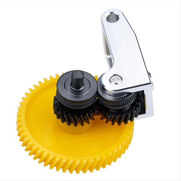 Hardened Steel Extruder Gear Assembly for P1S P1P X1 Carbon