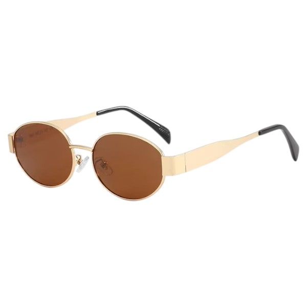 Timeless Vintage Design Sunglasses - Gold