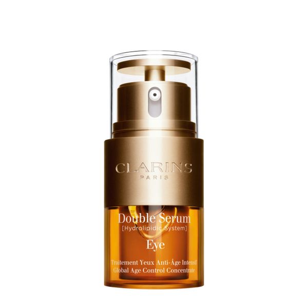 Clarins DOUBLE SERUM Eye | Tightening Eye Cream for Wrinkles &amp; Puffiness