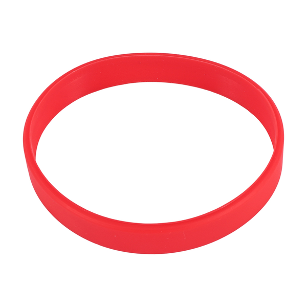 Silicone Rubber Wristband Bangle Red