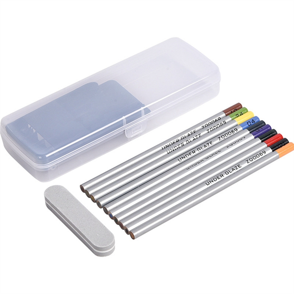 10Colors/Set Pottery Art Underglaze Color Pencil Diy Hand Painted