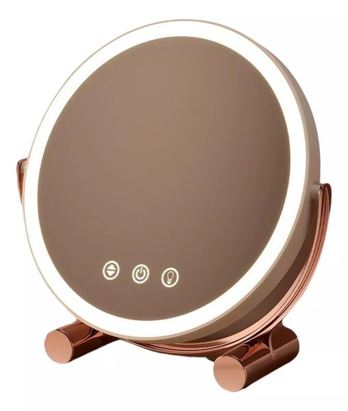 LED Makeup Mirror/Cosmetic Vanity Mirror with Touch Screen Mirror -Rose God