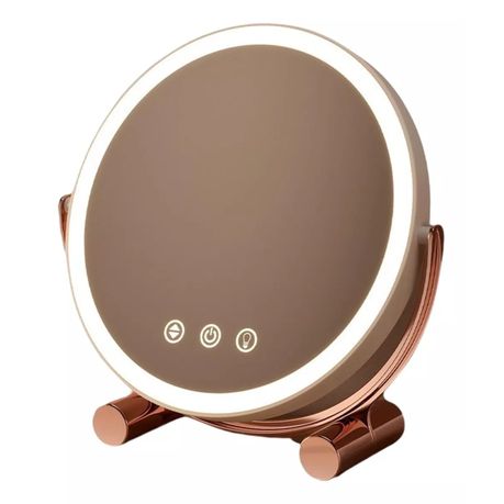 LED Makeup Mirror/Cosmetic Vanity Mirror with Touch Screen Mirror -Rose God Image