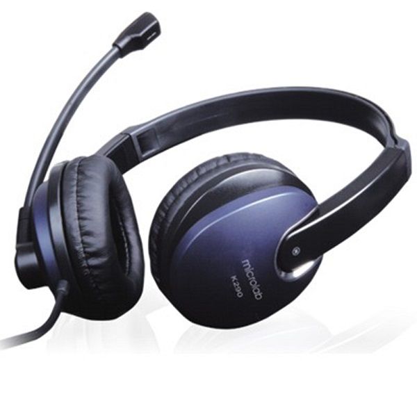 Microlab K290 Audiophile Headset+MIC-Black