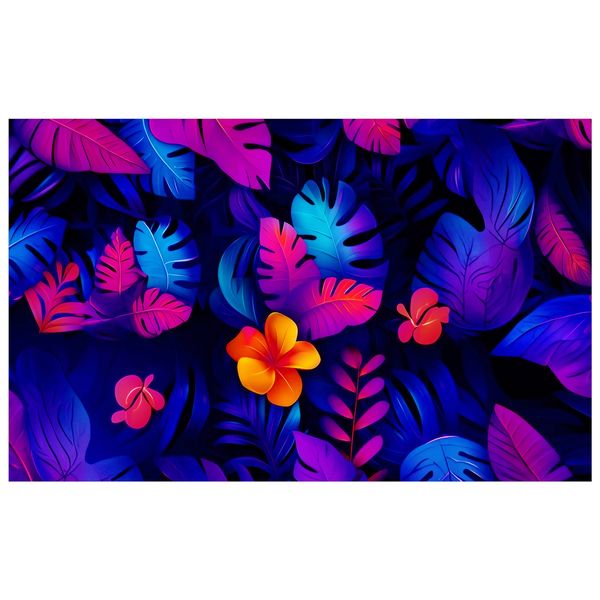 Floral Luminescent Drift Rectangle Tablecloth