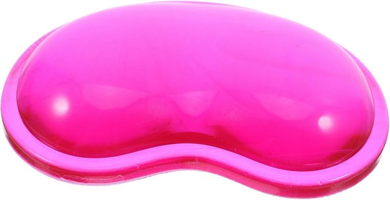 Comfortable Heart Design Silicone Mouse Pad with Ergonomic Wrist Support