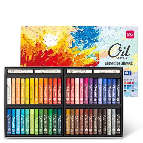 Deli Oil Pastel Set 48 Colors