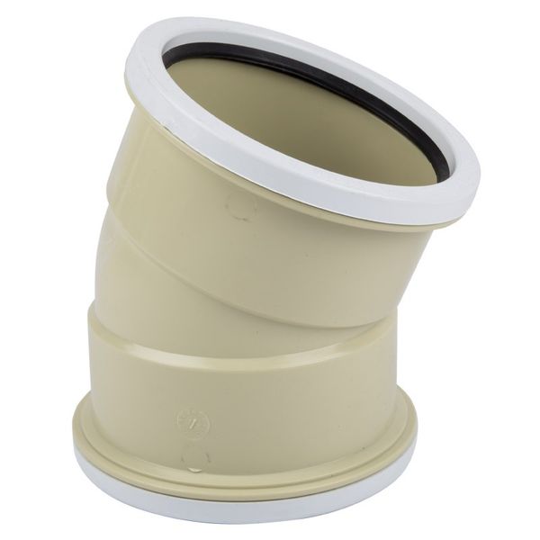 Bulk Pack x 5 SABS 22.5 Degree Underground Waste Bend - 110mm