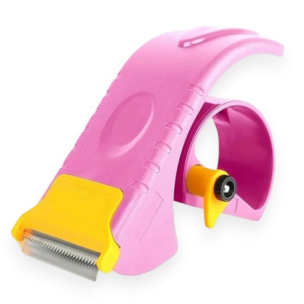 WrapGlam Easy Moving Manual Tool Packaging Sealing Pink Tape Dispenser