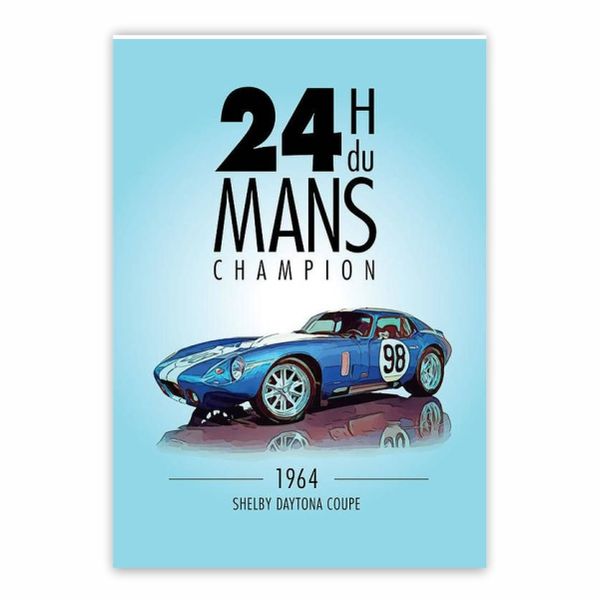 24 H Du Mans Champion Poster - A1