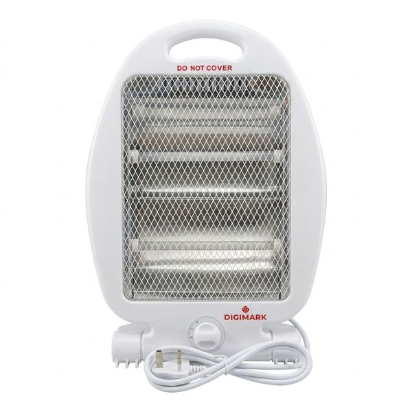 DIGI MARK Compact Quartz Heater, Safe &amp; Portable Warmth for Small Spaces