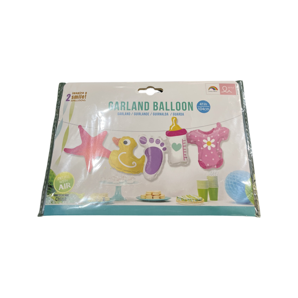 Garland Balloon Baby Girl