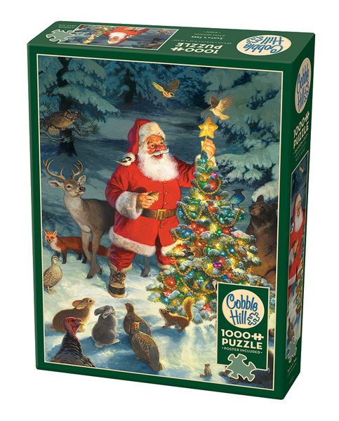 Cobble Hill Santa's Tree 1000 Piece Puzzle
