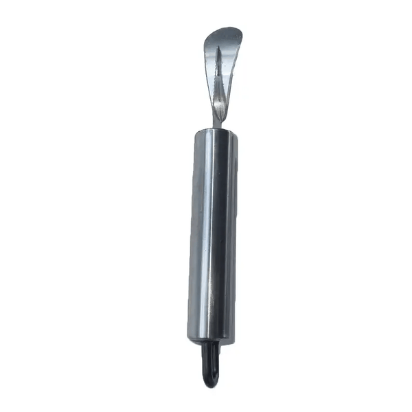 Stainless Steel Citrus Peeler with Curved Handle for Oranges and Lemons