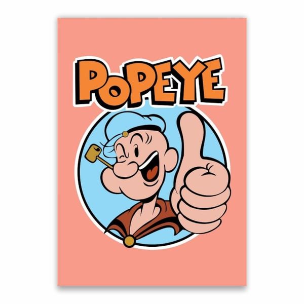 Pop-Eye Thumbs Up Poster - A1