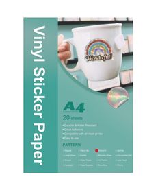 Holographic Printable Vinyl Sticker Paper Diamond Pattern 20s | Shop ...