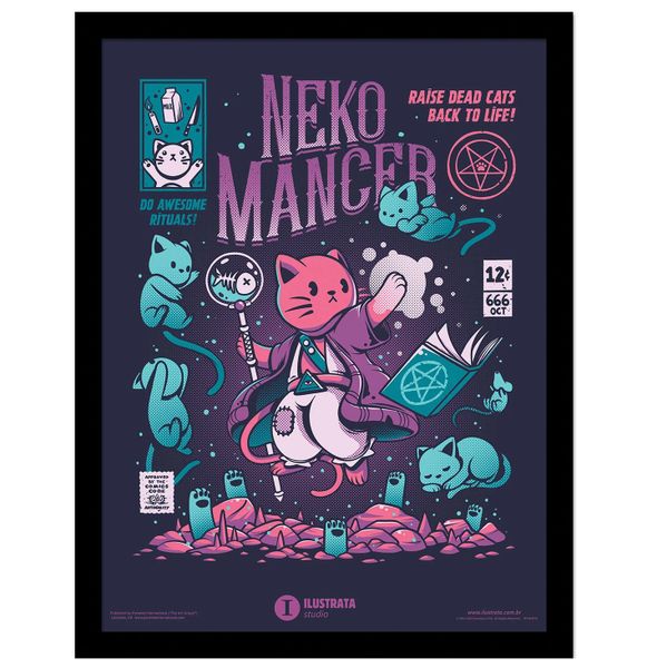 Ilustrata (Nekomancer) Framed Collector Print 40cm x 30cm