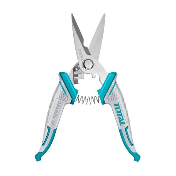 Total Tools 2Pcs Scissors Electrician's 178mm (7")