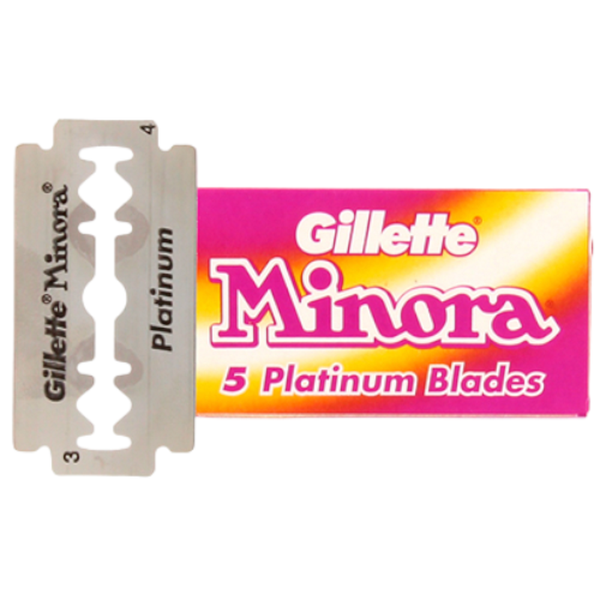 Gillette - Razor Blades Minora 5's (Pack Of 5)