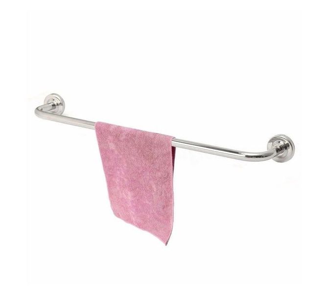 Elegant Towel Rod Round Stainless Steel - 60cm