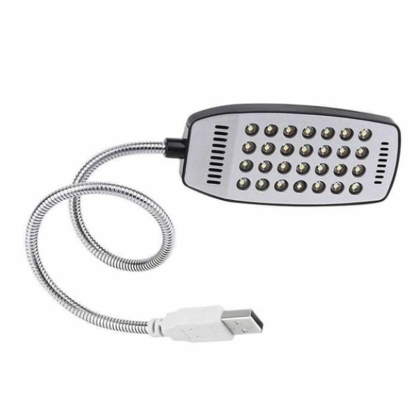 USB LED Light For Notebooks-Silver