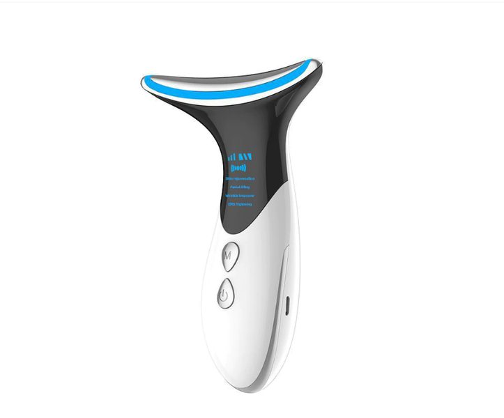 3-in-1 Facial Lifting and Rejuvenation Device, Silver Blue