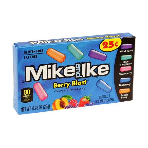 Mike and Ike Berry Blast Mini Box - 24 x 22g