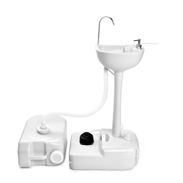 17L Portable Sink Hand Wash Station Hand Washing Up Stand Outdoor Camping