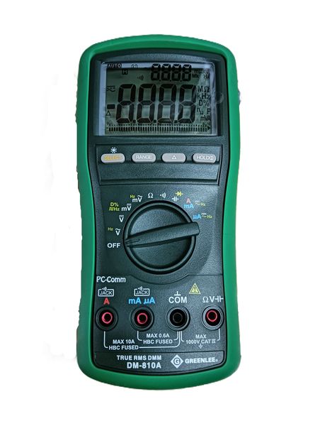 Greenlee DM-810A DMM,TRMS,AC/DC,CAP(DM-810A)