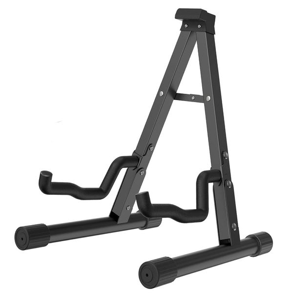 Folding Guitar Stand Universal A-Frame Metal Guitar Holder Non-Slip Feet