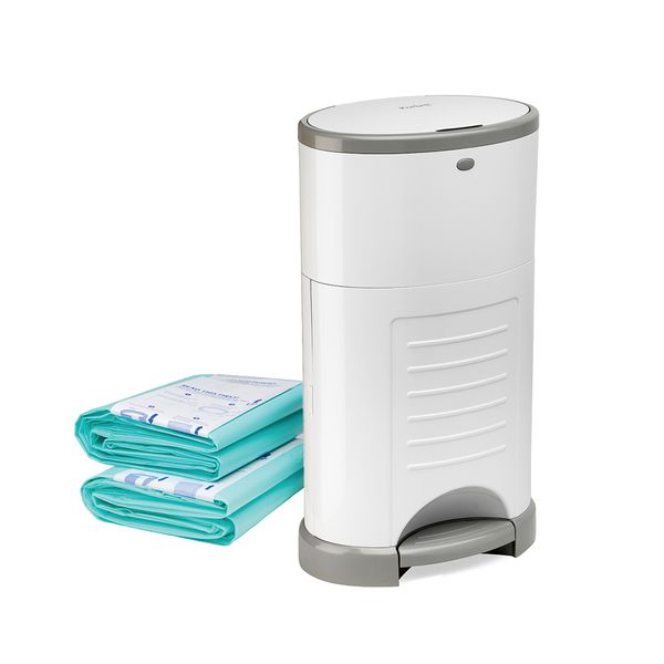 Korbell Odourless 16 Litre Bin with Liners White