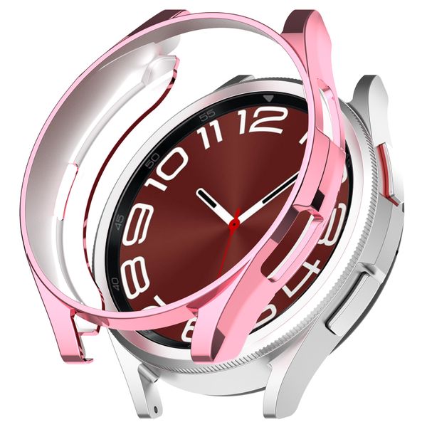 Hollow Case Compatible With Samsung Galaxy Watch 6 Classic 47mm-Rose Pink