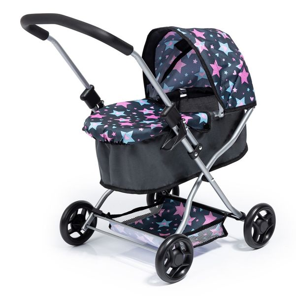 Bayer Doll's Pram (Dark Blue) Stars
