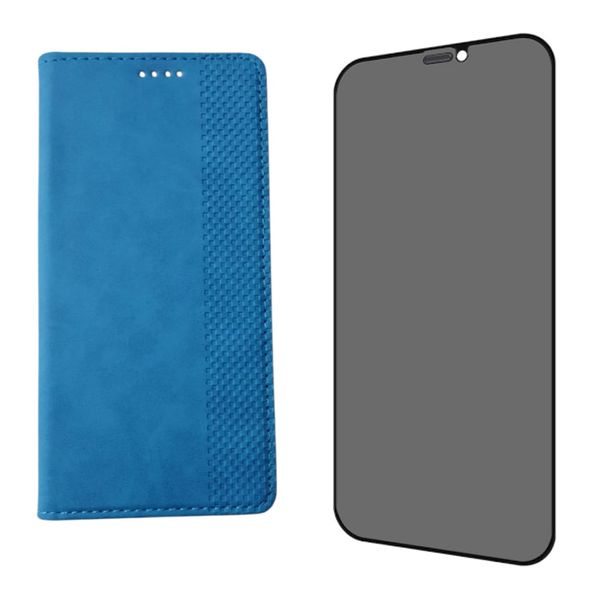 New Flip Cover Full Glue Glass Combo Compatible With Samsung Galaxy S25 ULTRA