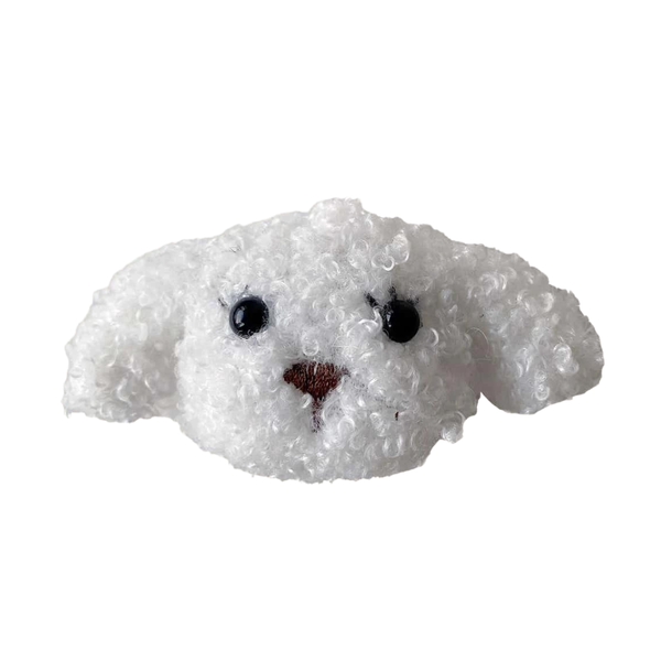 Plush Dog Pop-Out Phone Grip