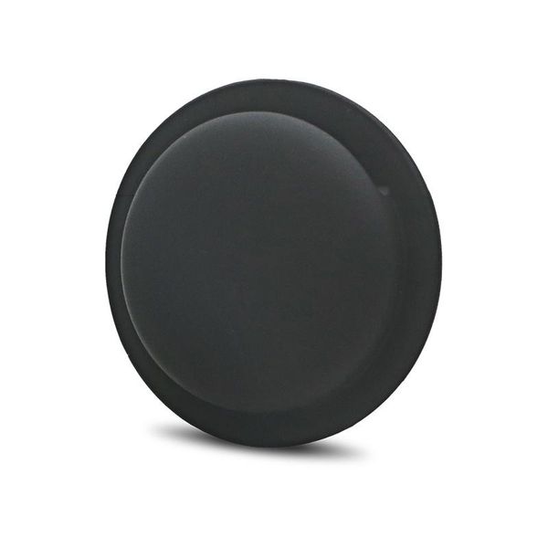 BasicX AirTag Silicone Case - Anti-Scratch, Reusable Adhesive Cover - Black