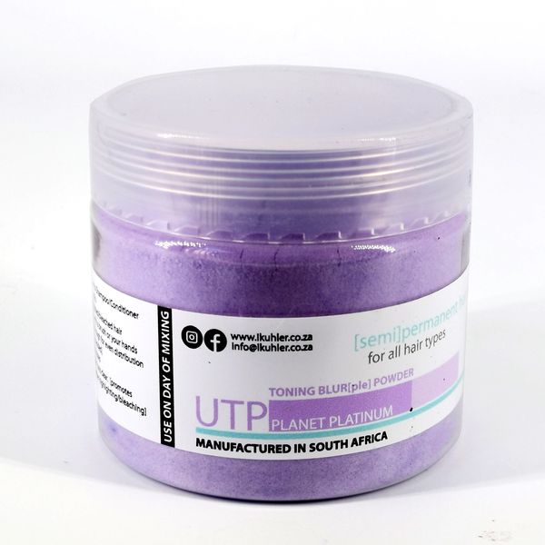 Semi-Permanent Hair Pigment Powder - Platinum toning