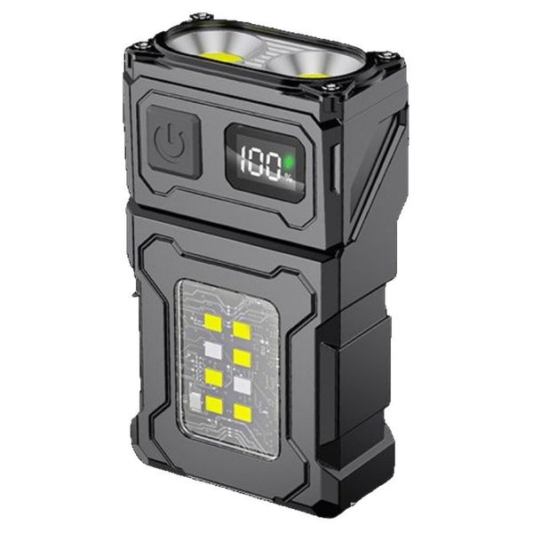 Strong Light, Magnetic Attraction, Rotatable Outdoor Lighting Flashlight