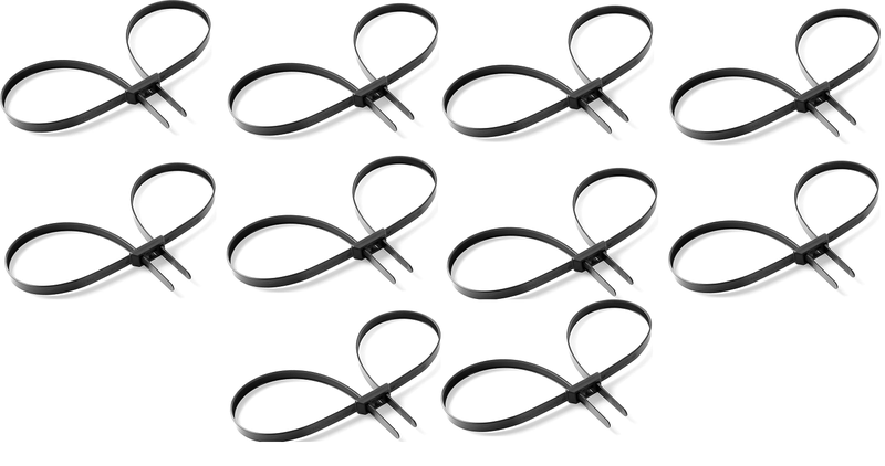 Heavy Duty Nylon Flexi Cuffs / Double Locking Zi image