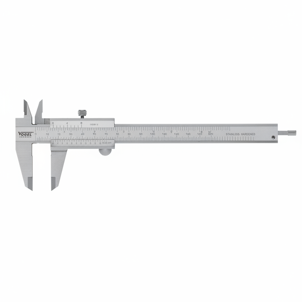 Vogel Vernier Caliper 150mm with Locking Screw, Stainless Steel
