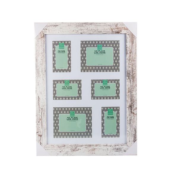 Picture Frame - Collage - MDF - 6 Hole Stressed