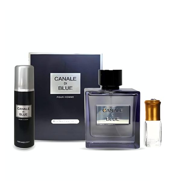 Canale Di Blue Eau de Parfum - 100ml With Deodorant + Perfume Oil Gift