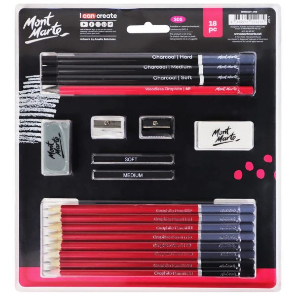 Mont Marte Signature Sketch &amp; Draw Signature Set 18pc