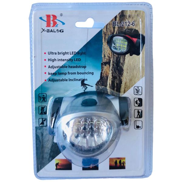8 Plus 2 Red LED Head Lamp