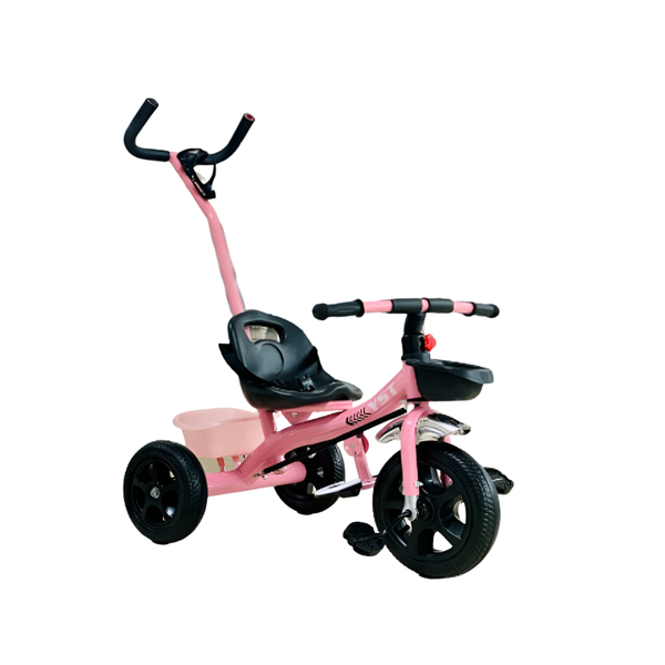 Portable Baby Tricycle With Storage Container At The Back And In Front